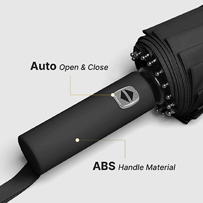 XIXILIA 23" Auto-Open 12 Panel Double Ribs Umbrella 05